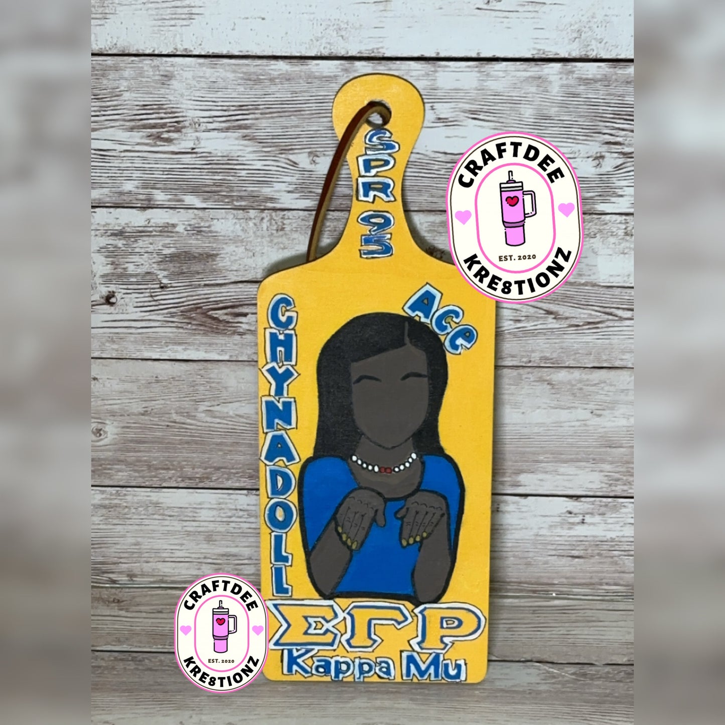 Fraternity/Sorority Wood Paddles