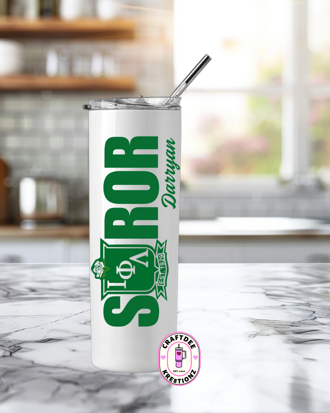 Iota Phi Lambda Tumbler
