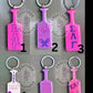 Greek Paddle Keychain