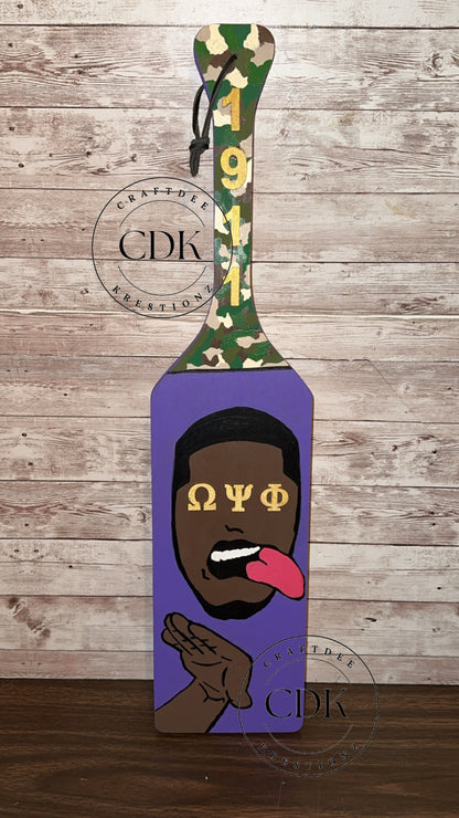 Fraternity/Sorority Greek Wood Paddles