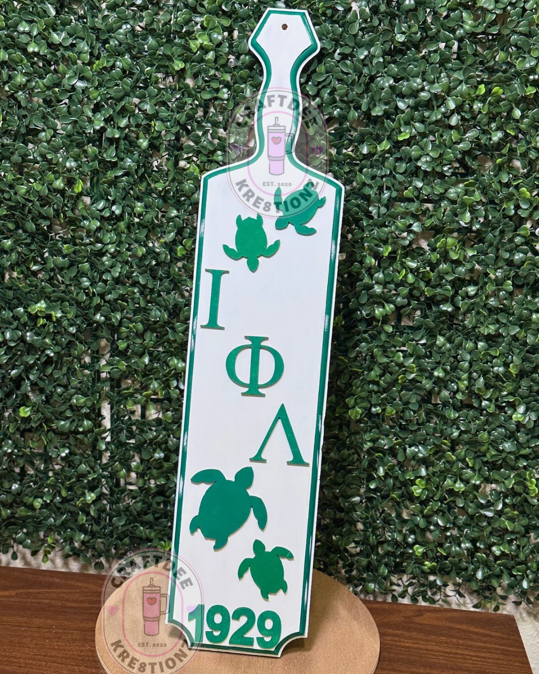 Personalized Wood Sorority/Fraternity Paddle