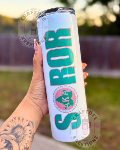 Pretty Girl Soror Tumbler