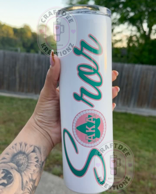 Pretty Girl Soror Tumbler