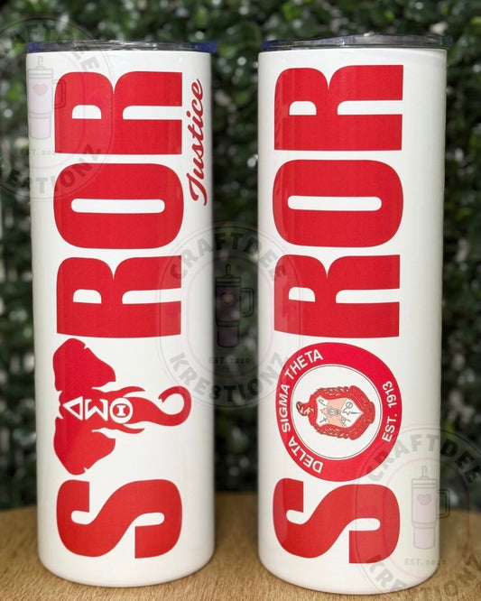 Redz Soror Tumbler