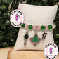 Pink and Green Bracelet Set