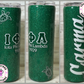 20oz Customized Iota Phi Lambda Glitter Tumbler