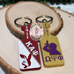 Greek Paddle Keychain