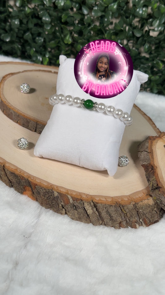Iota Phi Lambda Bracelet- Single Jade