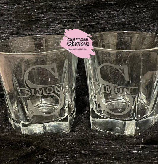 Etched Glassware